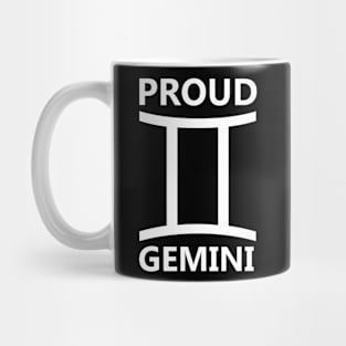 Proud Gemini White Mug